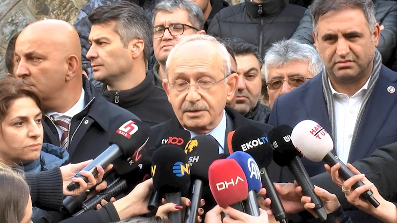 İstanbul- Eski CHP Genel Başkanı Kemal Kılıçdaroğlu: Belediye başkanı sabahın köründe gözaltına alınmaz