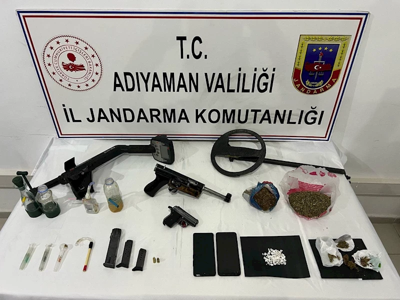 Adıyaman’da uyuşturucu operasyonunda 14 gözaltı