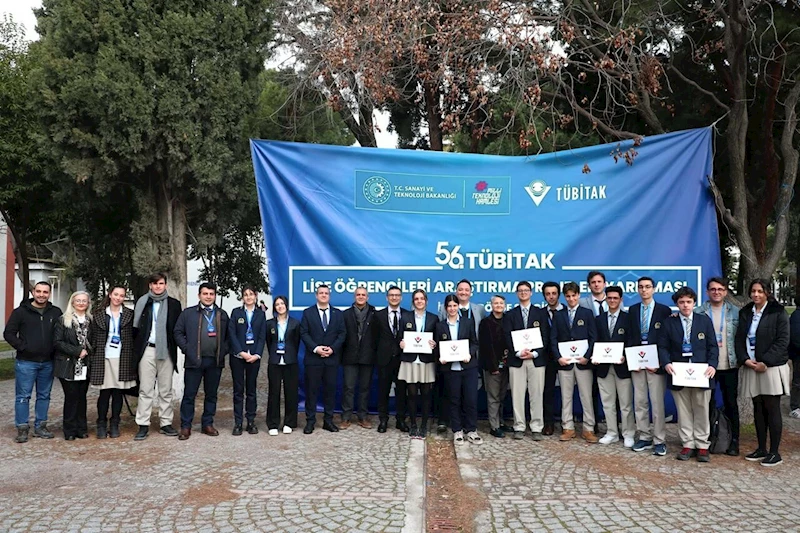 Özel Ege Lisesi 56. TÜBİTAK Lise Öğrencileri Araştırma Projeleri Yarışması İzmir Bölge Sergisi