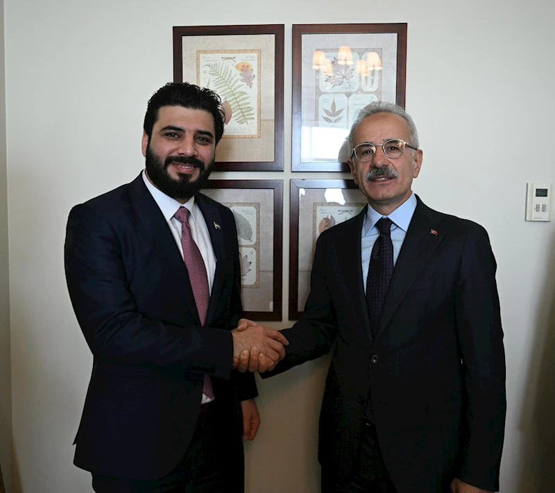 Bakan Uraloğlu, Suriye Sivil Havacılık Genel Müdürü Salibi ile görüştü