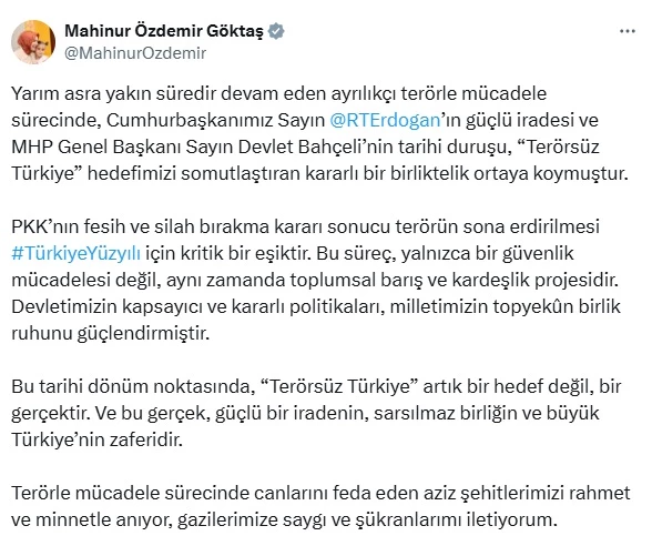 Bakan Göktaş: 