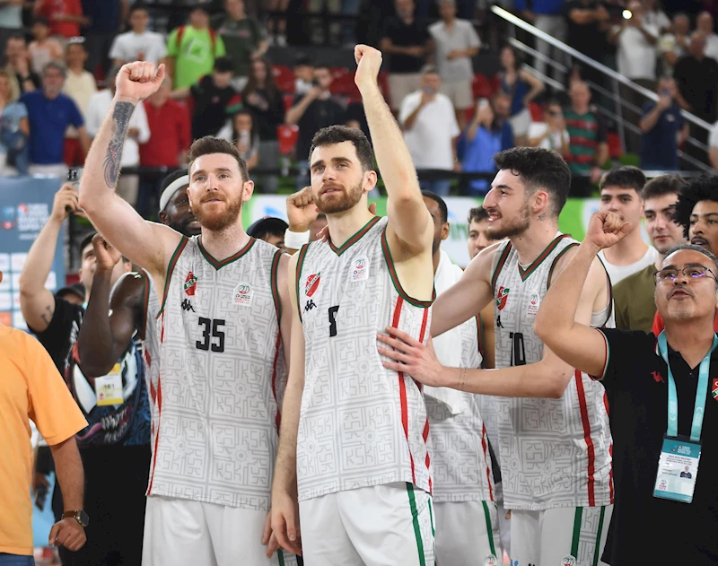 Karşıyaka potada bileğinin hakkıyla