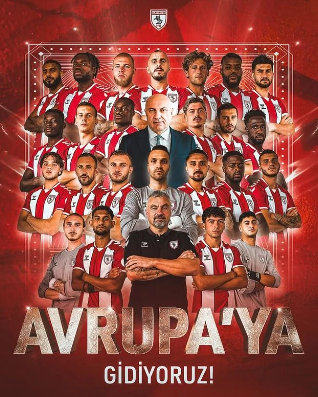 Samsunspor, 27 yıl sonra Avrupa kupalarına katılıyor