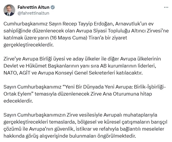 Cumhurbaşkanı Erdoğan, Arnavutluk