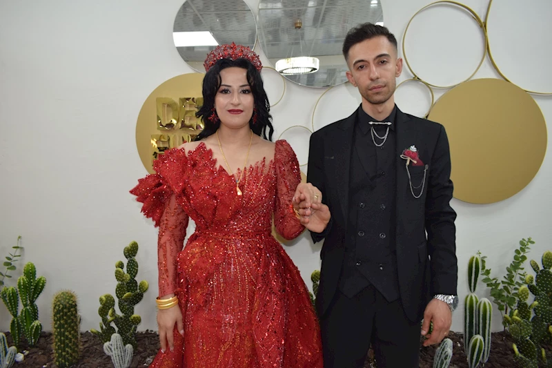 Batman’da işitme ve konuşma engelli çiftin kınasında 