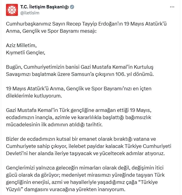 Cumhurbaşkanı Erdoğan