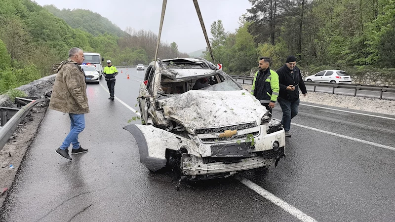 Ormana uçan cipin sürücüsü öldü, 2