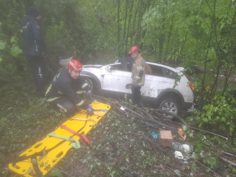 Ormana uçan cipin sürücüsü öldü, 2