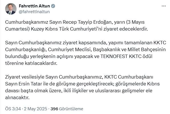 Cumhurbaşkanı Erdoğan, KKTC