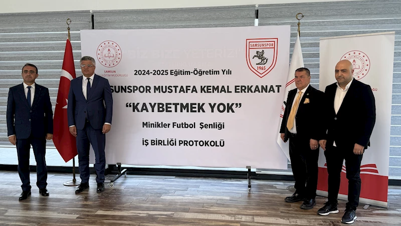 Samsunspor tesislerinde minikler için futbol şöleni başlıyor