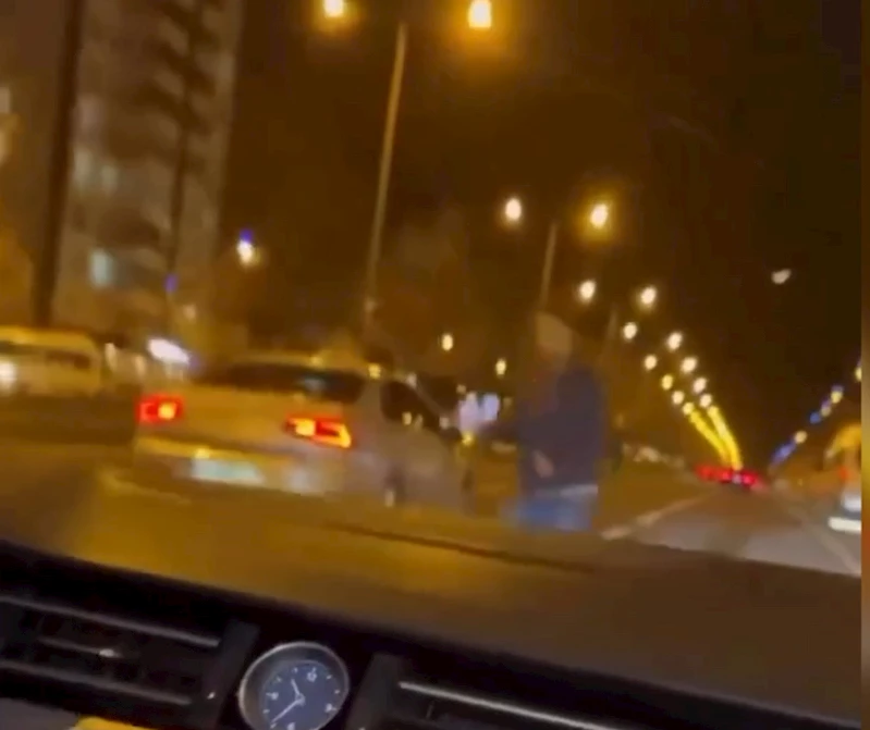 Otomobiliyle trafikte makas atan sürücüye 14 bin 413 TL ceza 