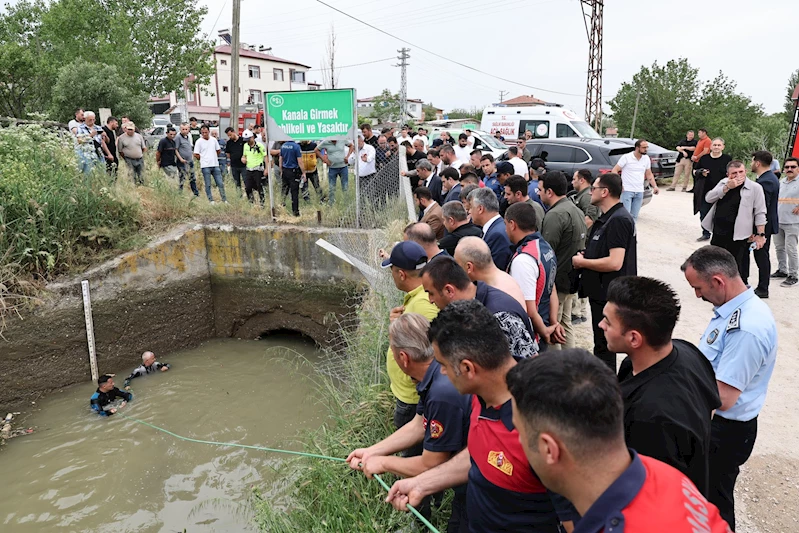 Sulama kanalında boğuldu 