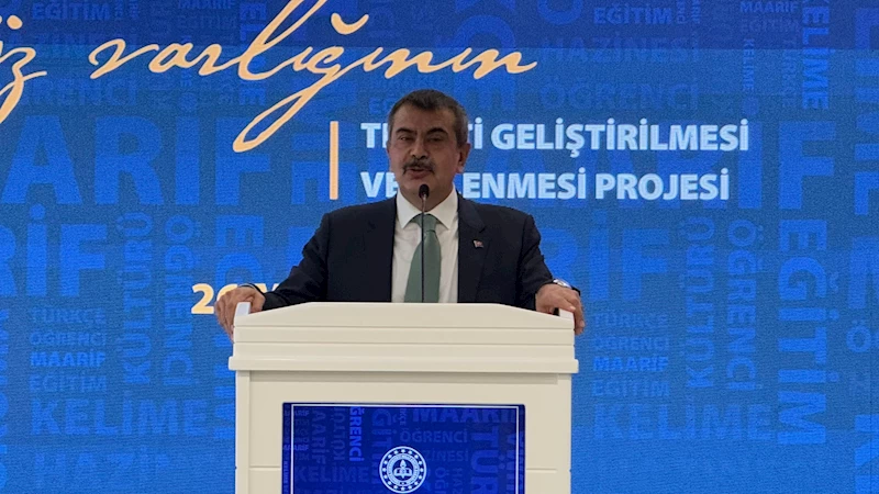 Ankara- Bakan Tekin: Çocuklarımızın ana dil konusunda eksikliklerinin olmaması gerekiyor /Video eklendi 