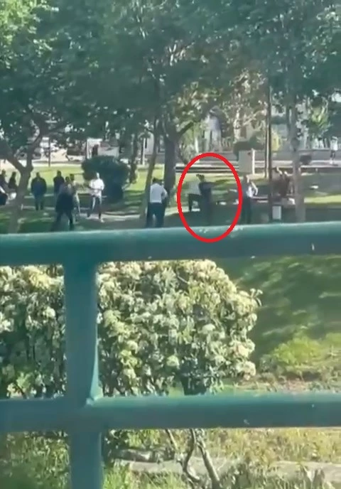Silahlı kavga cep telefonu kamerasında; 1 yaralı