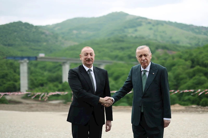 Cumhurbaşkanı Erdoğan ve Aliyev, Laçın Uluslararası Havalimanı