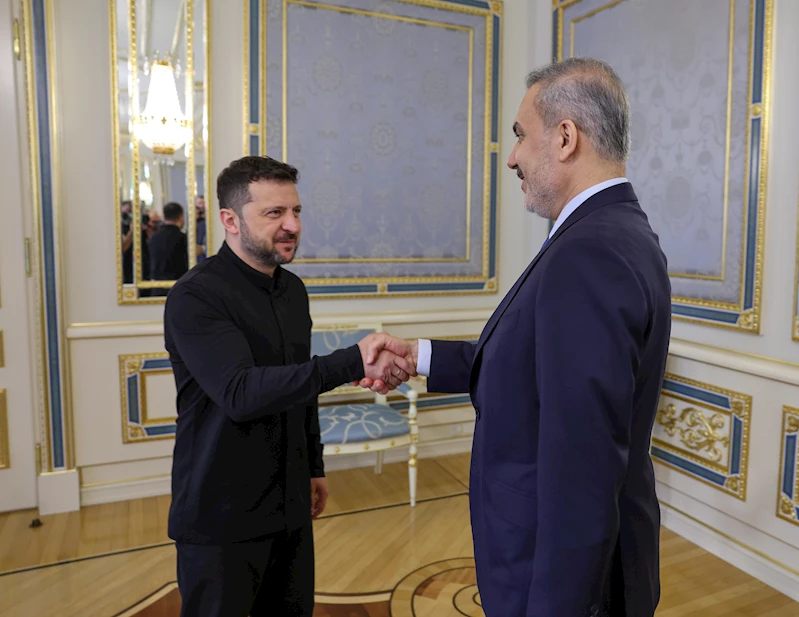 Dışişleri Bakanı Fidan, Ukrayna Devlet Başkanı Zelenskiy ile görüştü  