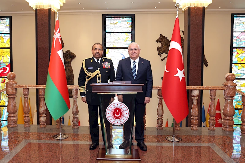 Bakan Güler, Umman Genelkurmay Başkanı Alraısı