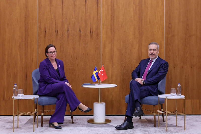 Dışişleri Bakanı Fidan, İsveç Dışişleri Bakanı Stenergard ile görüştü