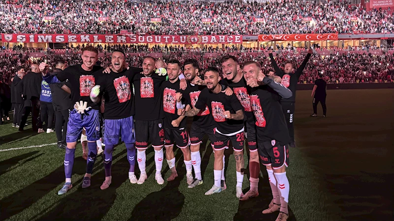 Samsunspor’dan Avrupa kutlaması