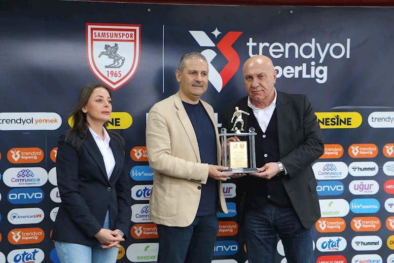 Samsunspor’a bağımlılıkla mücadele ödülü