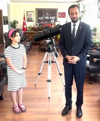 Uzay mühendisi olmak isteyen İlkim