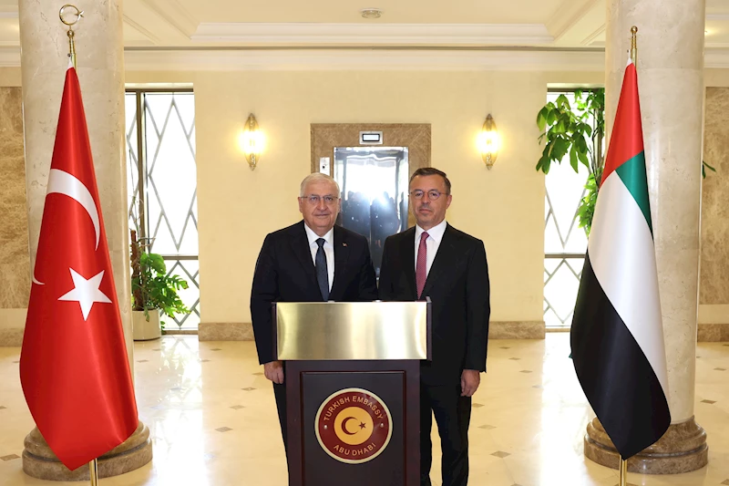 Bakan Güler, Abu Dabi Büyükelçiliği’ni ziyaret etti / Video eklendi