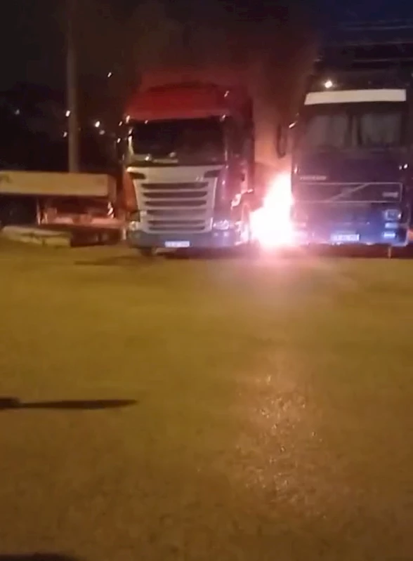 Park halindeki TIR