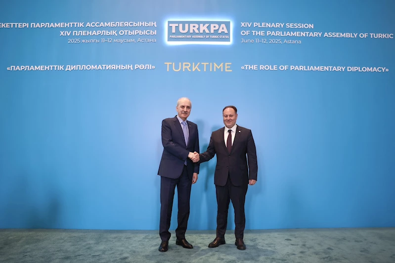 TBMM Başkan Kurtulmuş, KKTC Cumhuriyet Meclisi Başkanı Öztürkler ile görüştü