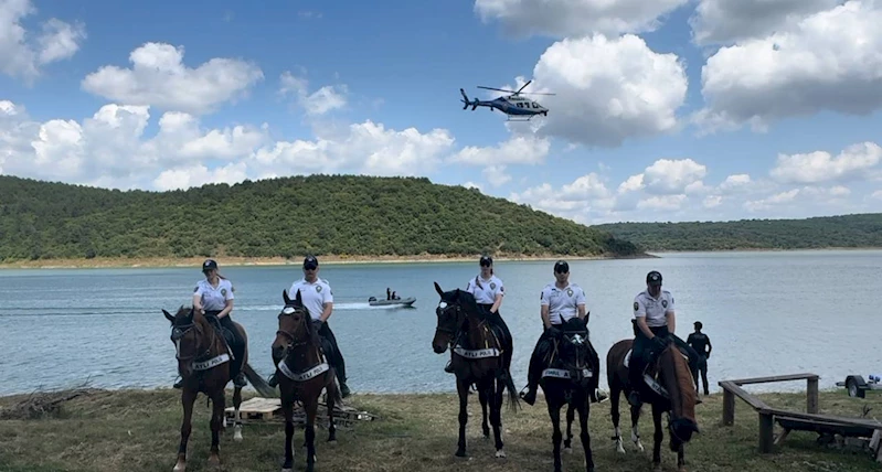 İstanbul- Polisten Sultangazi Kent Ormanı
