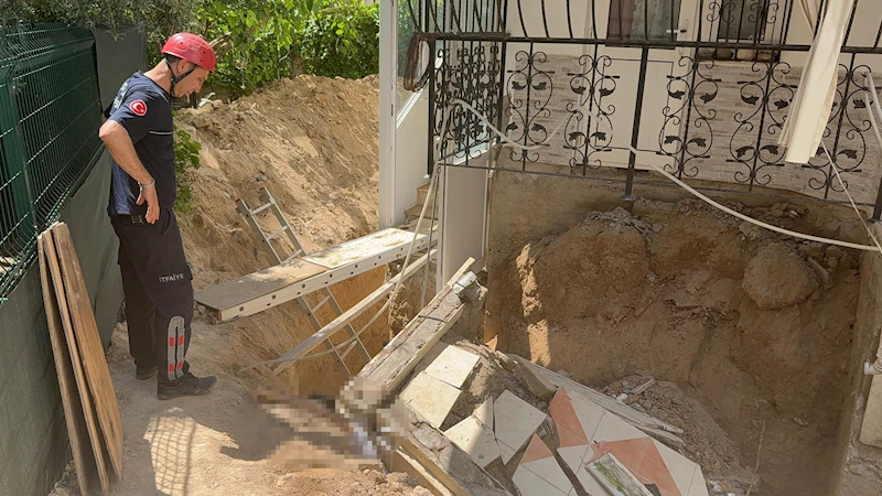 Çöken balkonun altında kalan Suriyeli işçi öldü