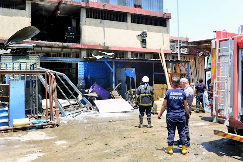 Oyun parkı malzemesi üretilen atölyede patlama: 3 işçi yaralı