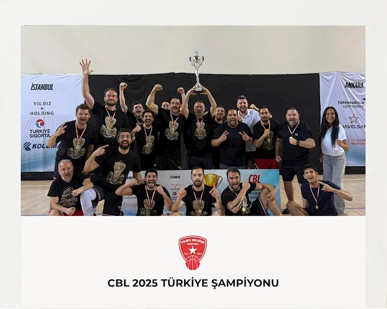 Yıldız Holding Basketbol Takımı bu yıl da Türkiye şampiyonu oldu