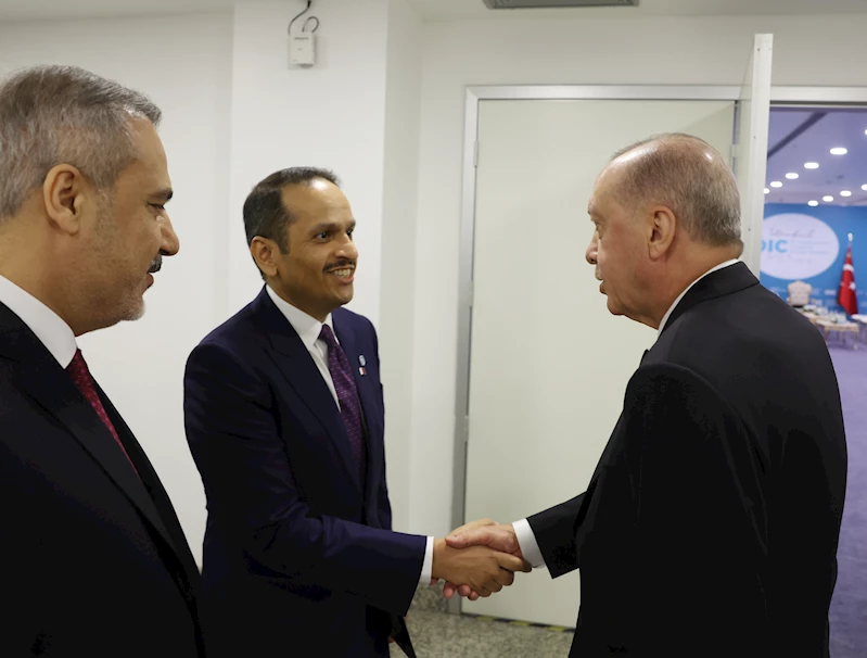 İstanbul - Cumhurbaşkanı Erdoğan, Katar Başbakanı Muhammed Abdurrahman Al- Thani’yi kabul etti