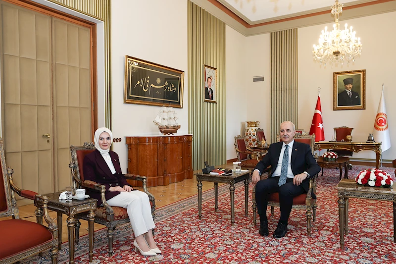 TBMM Başkanı Kurtulmuş, Bakan Göktaş