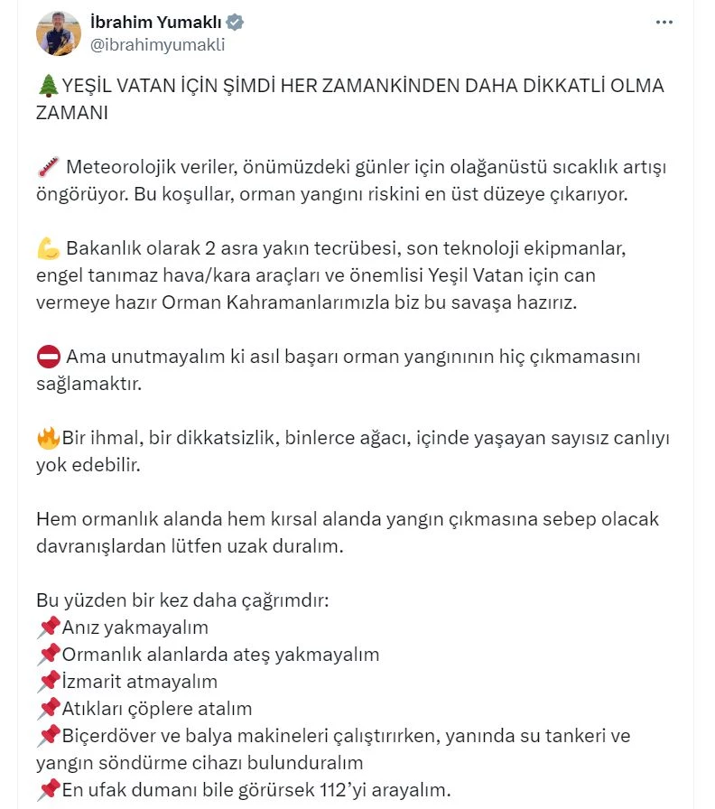 Bakan Yumaklı