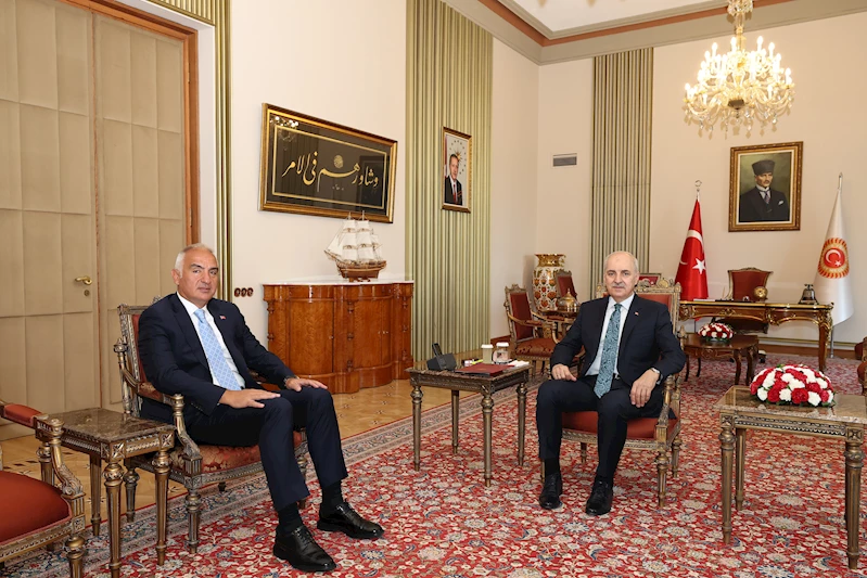 TBMM Başkanı Kurtulmuş, Bakan Ersoy