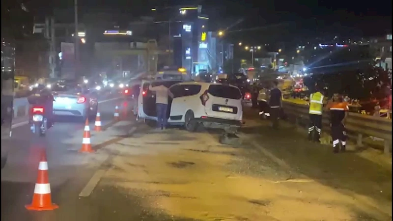 İstanbul - Pendik’te 6 aracın karıştığı zincirleme trafik kazasında 1
