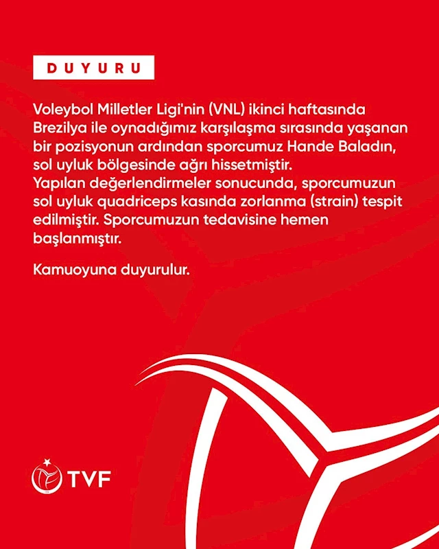 Türkiye Voleybol Federasyonu, Hande Baladın
