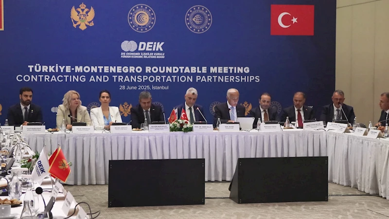 İstanbul- Ticaret Bakanı Ömer Bolat Türkiye- Karadağ Yuvarlak Masa Toplantısı