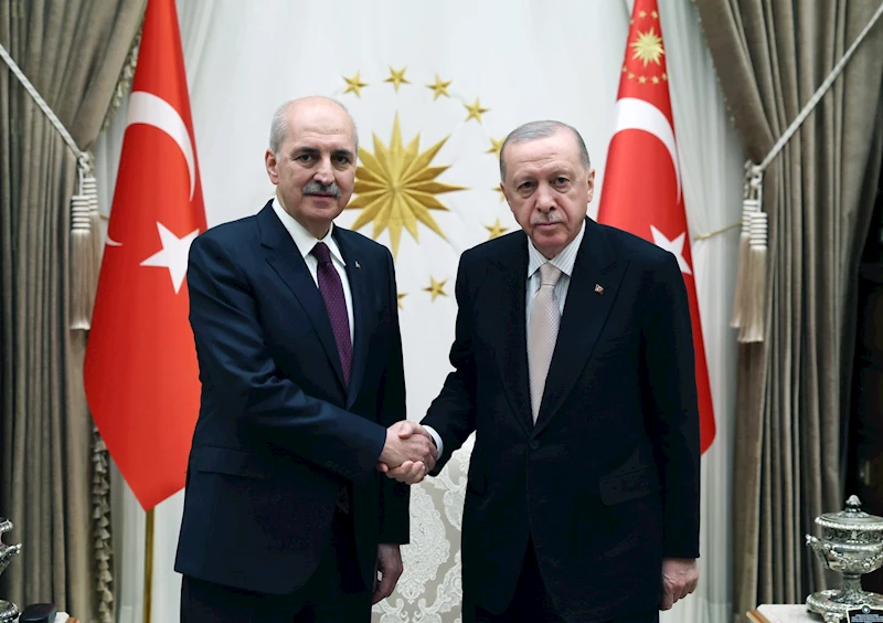 Cumhurbaşkanı Erdoğan, TBMM Başkanı Kurtulmuş