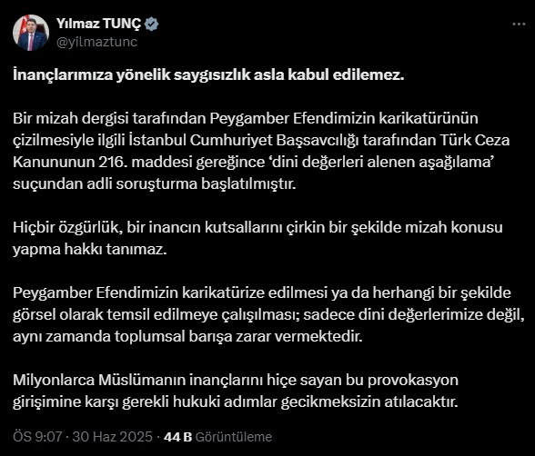 İstanbul - Leman dergisi hakkında soruşturma başlatıldı