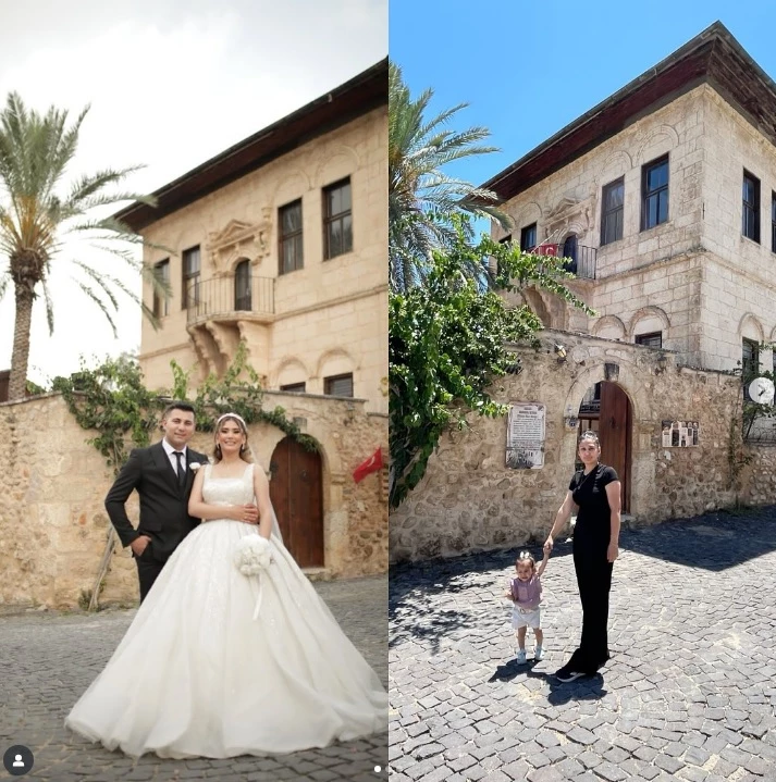 Şehidin eşinden evlilik yıl dönümünde kızıyla duygulandıran fotoğraflar