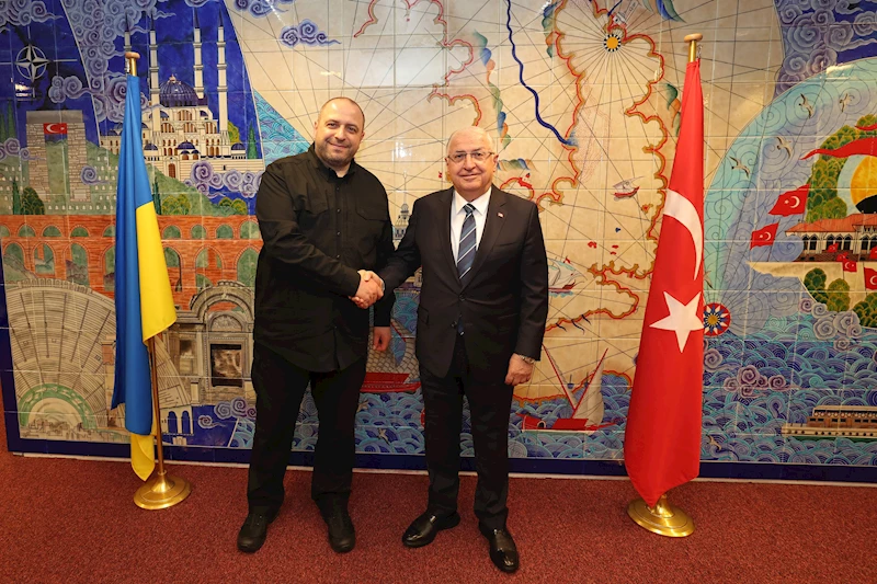 Bakan Güler, Ukrayna Savunma Bakanı Umerov ile görüştü