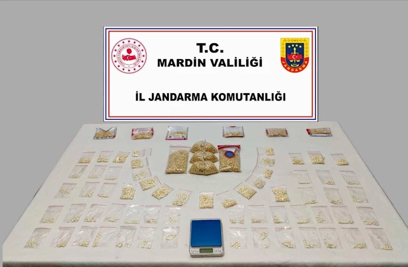Mardin’de 11 bin uyuşturucu hap ele geçirildi; 1 gözaltı
