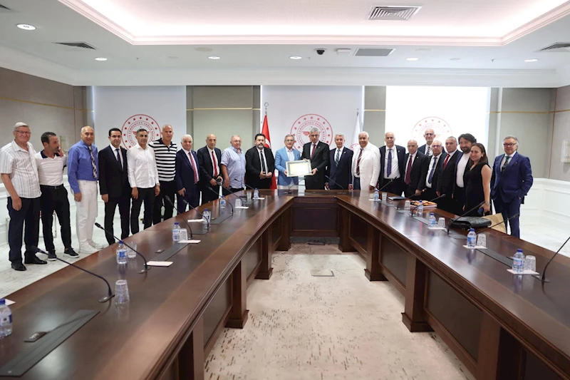 TÜRFAD’tan, Bakan Memişoğlu’na nezaket ziyareti