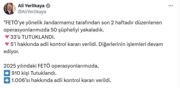 20 ilde FETÖ