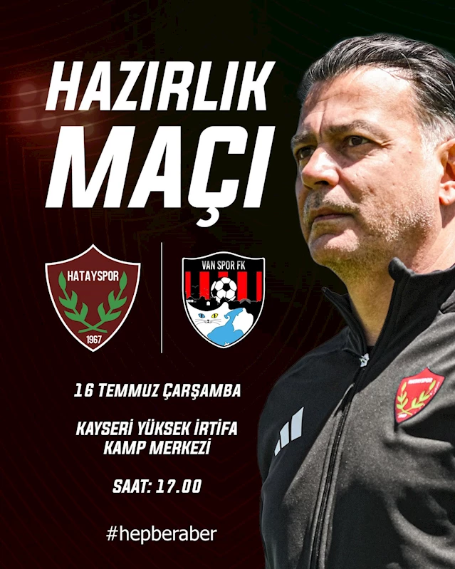 Hatayspor, ilk hazırlık maçında Vanspor ile karşılaşacak 