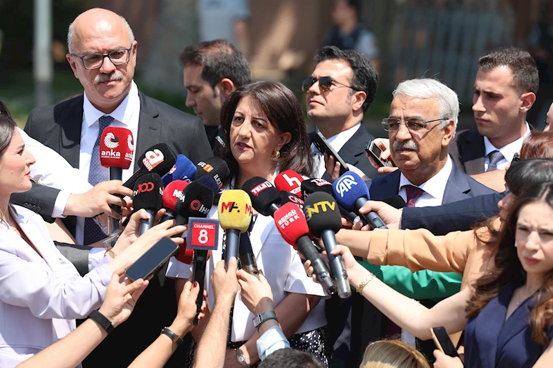DEM Parti heyeti Bakan Tunç
