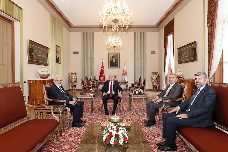TBMM Başkanı Kurtulmuş, HÜDA PAR Genel Başkanı Yapıcıoğlu
