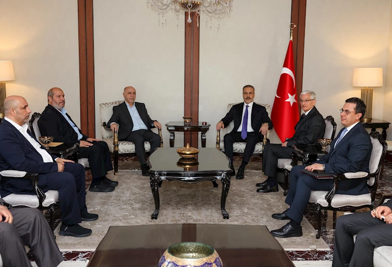 Bakan Fidan, Ankara’da Hamas heyeti ile görüştü